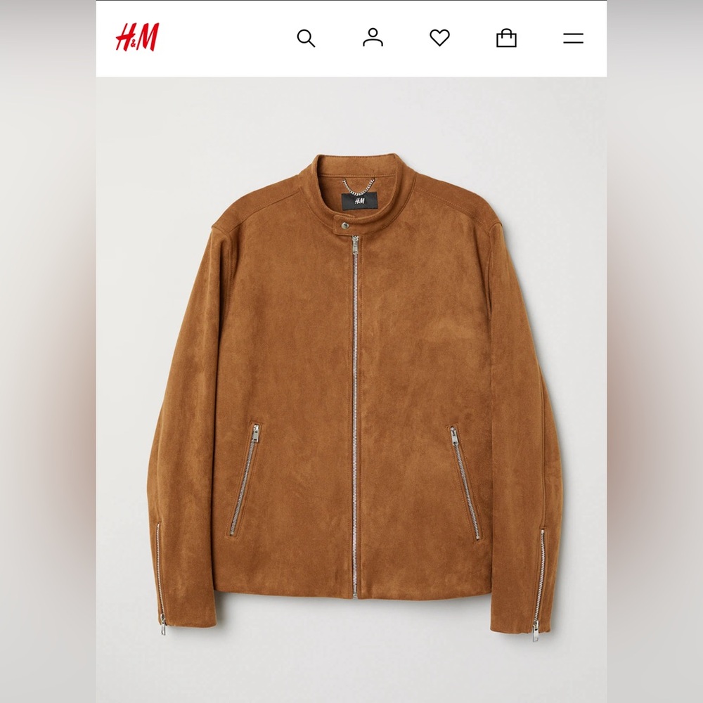 H&M Faux Suede Jacket